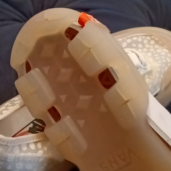 #53❤️ Vans Womens UA Authentic Mesh DX Modular (Dots) White Shoes - Picture 13 of 16